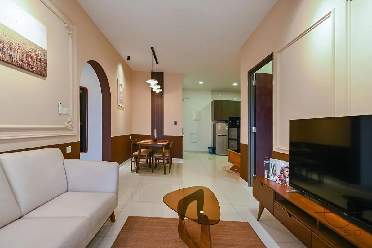 Apartmán Kingsbay B #5Pax #Vintagewood #Highfloor Johor Bahru