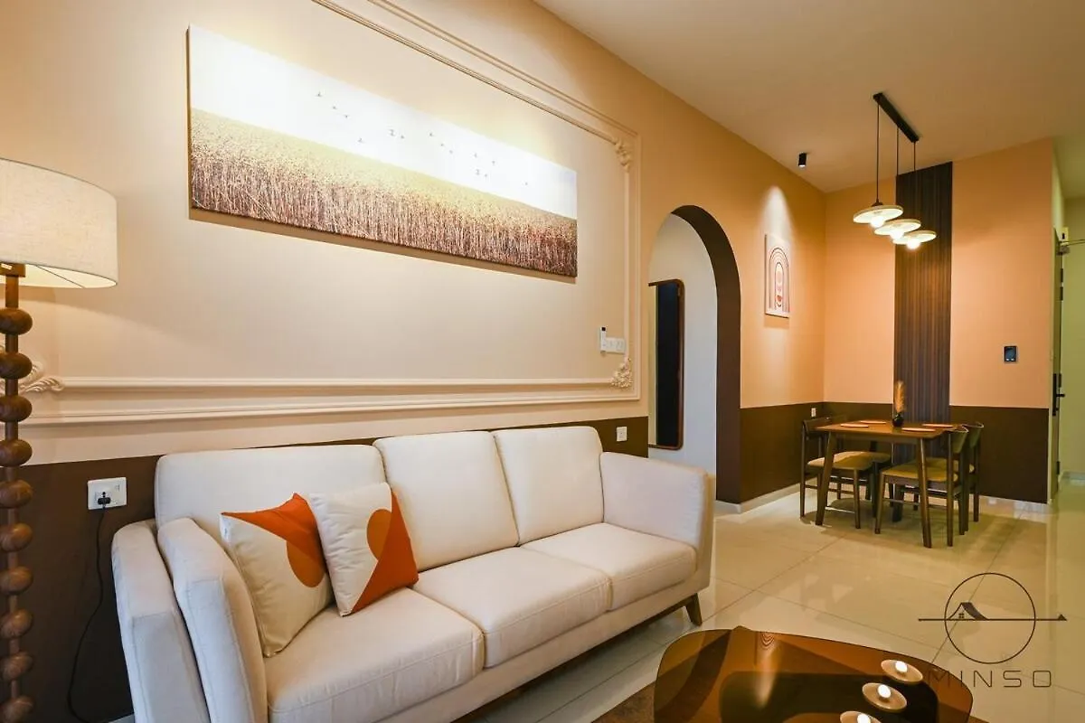 Apartmán Kingsbay B #5Pax #Vintagewood #Highfloor Johor Bahru