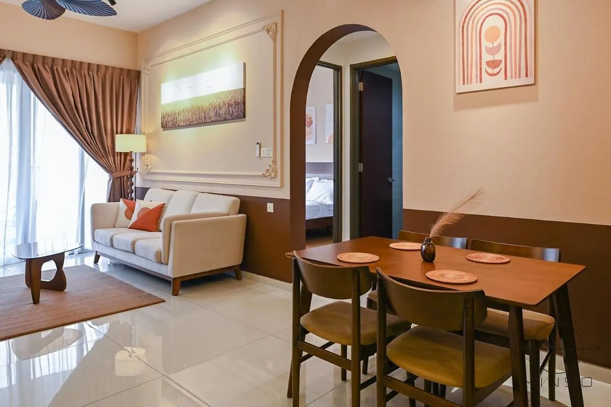 Kingsbay B #5Pax #Vintagewood #Highfloor Apartment Johor Bahru 0*,  Malaysia