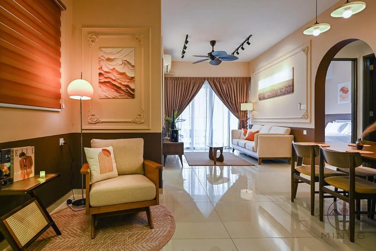 Kingsbay B #5Pax #Vintagewood #Highfloor Apartment Johor Bahru 0*,  Malaysia