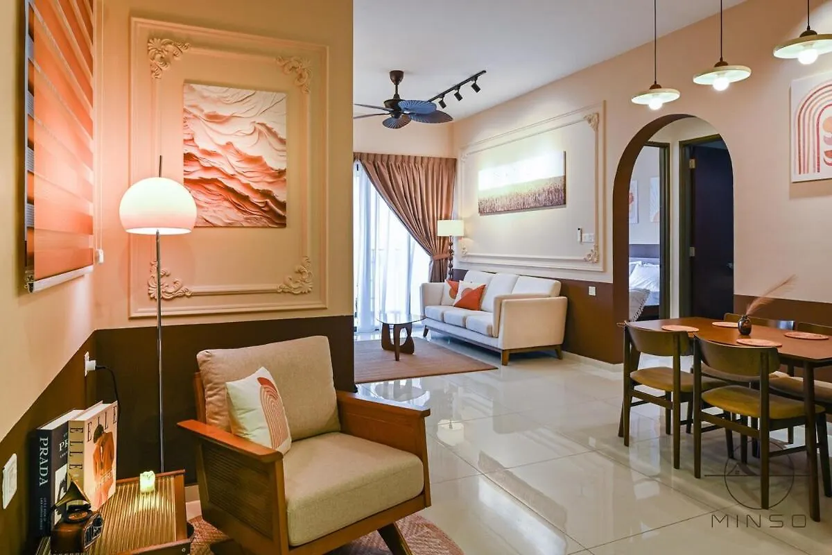 Kingsbay B #5Pax #Vintagewood #Highfloor Apartment Johor Bahru